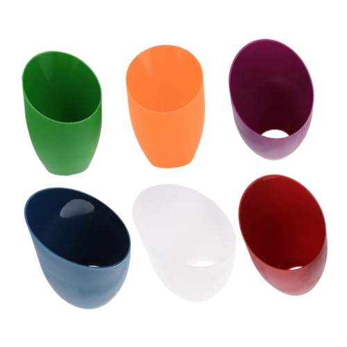 MOTHNUR 6 Stück Kunststoff Lampenschirme Hufeisenförmig Ersatz Lampenabdeckung Bunte DIY Lampenschirm für Tisch und Stehlampen Einfach zu Montieren Dekorativ und Schmutzabweisend von MOTHNUR
