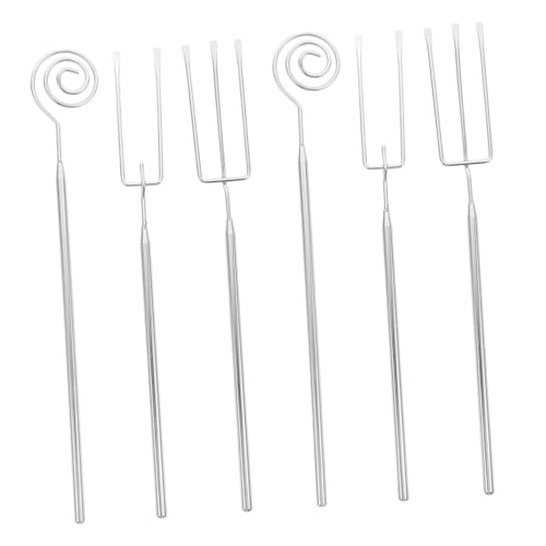 MOTHNUR 6 Stück Sicherheitsgabeln für Schokolade und Käse Lange Hitzebeständige Griffe für Hot Pot und Bbq Verwendung MOTHNUR 6 Stück Sicherheitsgabeln für Schokolade und Käse Lange Hitzebeständige Griffe für Hot Pot und Bbq Verwendung von MOTHNUR