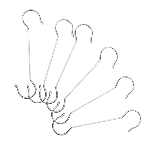 MOTHNUR 6 Stück Teiliges Extra Lange Edelstahl Pflanzenhaken Wetterfeste S haken für Garten Blumenampeln Vogelfutterhäuser Robuste Halterungen für Balkon und Terrasse MOTHNUR 6 Stück Teiliges Extra Lange Edelstahl Pflanzenhaken Wetterfeste S haken für Garten Blumenampeln Vogelfutterhäuser Robuste Halterungen für Balkon und Terrasse von MOTHNUR