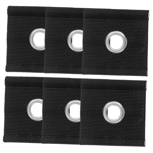 MOTHNUR 6 Stück Teiliges Rv Markisen Kederösen bis Rohrdurchmesser Schwarze Awning Piping Fittings Kompatibel mit Wohnwagen Markisen für Befestigen und Vielseitigen Einsatz bei Camping von MOTHNUR