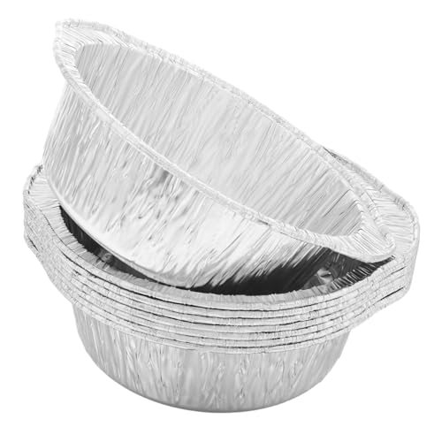 MOTHNUR 8 Stück Aluminiumfolie Einweg Pfannen Ölbeständige Backformen für Camping Grill und Catering für Outdoor Aktivitäten und Einfache MOTHNUR 8 Stück Aluminiumfolie Einweg Pfannen Ölbeständige Backformen für Camping Grill und Catering für Outdoor Aktivitäten und Einfache von MOTHNUR