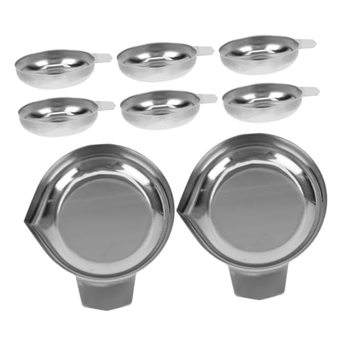 MOTHNUR 8 Stück Teiliges Edelstahl Waagschalen Ergonomischem Griff Gebogenem Ausguss und Kompakter Form Vielseitig für Schmuck und Flüssigkeiten Präzise Messung für Labor und Schmuck MOTHNUR 8 Stück Teiliges Edelstahl Waagschalen Ergonomischem Griff Gebogenem Ausguss und Kompakter Form Vielseitig für Schmuck und Flüssigkeiten Präzise Messung für Labor und Schmuck von MOTHNUR