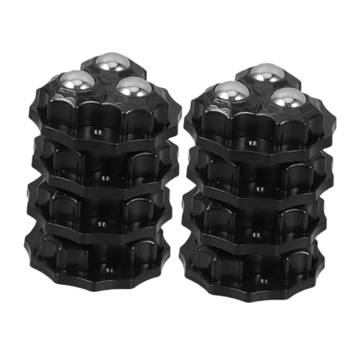 MOTHNUR 8 Stück Teiliges Selbstklebende Möbelrollen mit Geräuschlosen Starken Haftrollen für Schwere Möbel Einsetzbare Kleine Kleberollen für Ruhige und Stabile Lastverteilung von MOTHNUR