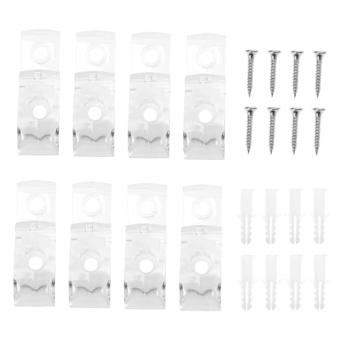 MOTHNUR 8 Stück Teiliges Transparent für Jalousien und Vorhänge Passend Einfache Montage Hochwertiges Material als Ersatz für Fensterrollos und Plissees ohne Bohren MOTHNUR 8 Stück Teiliges Transparent für Jalousien und Vorhänge Passend Einfache Montage Hochwertiges Material als Ersatz für Fensterrollos und Plissees ohne Bohren von MOTHNUR