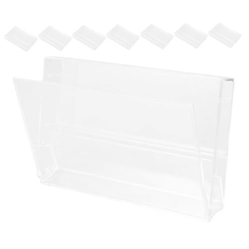 MOTHNUR 8 Stück Teiliges Transparentes Kassettenbox Robuster Kassettenorganizer mit Passgenauem Design Multifunktionale Aufbewahrung für Vintage Kassetten Klare Schutzhülle für Sammler von MOTHNUR