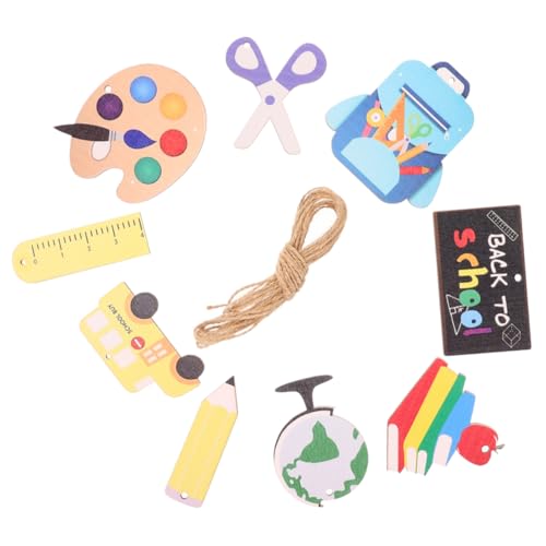 MOTHNUR 9 Stück Teiliges Schulanfang Banner Bunte Hängende Klassenzimmer Dekorationen Klare Druckmuster Vielseitig für Türen Wände Schule und Party Robuste Ausführung Zufällige Designs MOTHNUR 9 Stück Teiliges Schulanfang Banner Bunte Hängende Klassenzimmer Dekorationen Klare Druckmuster Vielseitig für Türen Wände Schule und Party Robuste Ausführung Zufällige Designs von MOTHNUR