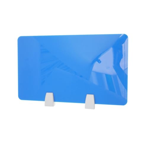 MOTHNUR Acryl Büro Schreibtisch Trennwand Blau mit Klemmen Sichtschutz Desktop Baffle Praktische Abtrennung für Private Arbeitsbereiche Schnelle Installation Vielseitig Einsetzbar MOTHNUR Acryl Büro Schreibtisch Trennwand Blau mit Klemmen Sichtschutz Desktop Baffle Praktische Abtrennung für Private Arbeitsbereiche Schnelle Installation Vielseitig Einsetzbar von MOTHNUR