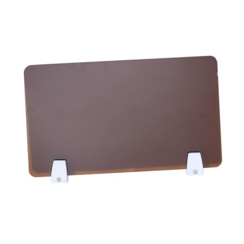 MOTHNUR Acryl Desktop Trennwand in Tawny Praktische Büro-Schreibtisch-partition Installieren Vielseitig für Schule und Büro Störungen Schafft Private Arbeitsbereiche von MOTHNUR