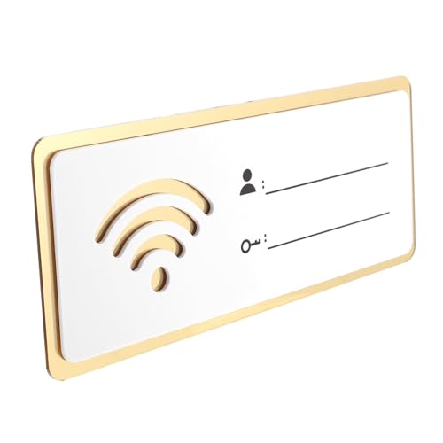 MOTHNUR Acryl Wifi Passwortschild Wiederbeschreibbar Tafel zum Beschriften Wlan Hinweis für Gäste Zuhause Büro Öffentliches Geschäft MOTHNUR Acryl Wifi Passwortschild Wiederbeschreibbar Tafel zum Beschriften Wlan Hinweis für Gäste Zuhause Büro Öffentliches Geschäft von MOTHNUR