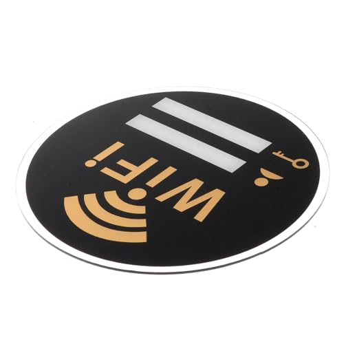 MOTHNUR Acryl Wifi Schild Wandzeichen Wifi Passwort Tafel Praktisch Sicher für Zuhause Hotel Restaurant Öffentliche Orte von MOTHNUR