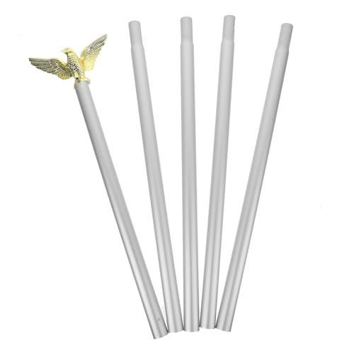 MOTHNUR Aluminium Fahnenmast aus Teiliges Outdoor Set mit Drehbarem Ring gegen Verheddern Wetterfest und für Sportveranstaltungen von MOTHNUR