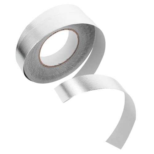 MOTHNUR Aluminiumfolie Klebeband Hochtemperatur Reparaturband Wasserfest mit Glasfaserverstärkung für Rohre und Dampfsperren Reißfest UV Beständig Vielseitig Einsetzbar von MOTHNUR