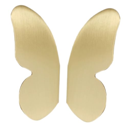 MOTHNUR Aluminiumlegierung Schmetterling Schrankgriff Einloch Möbelknopf Kommode Küchenschubladen Türgriff Leicht zu Greifen für Schrank Kleiderschrank Vielseitig und Langlebig von MOTHNUR