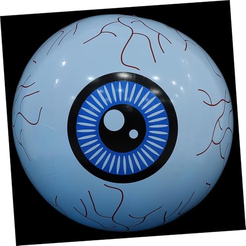 MOTHNUR Aufblasbare Halloween LED Eyeball Deko Bunte Farbwechsel Lichter Wetterfeste Partybeleuchtung für Garten Pool Wiederverwendbar Gruselige Außenbeleuchtung von MOTHNUR