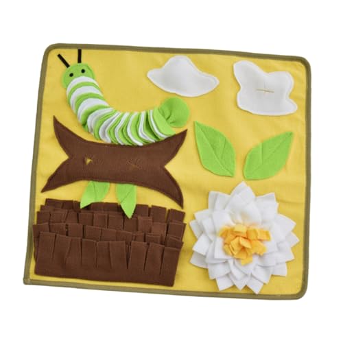 MOTHNUR Bissfeste Schnüffelmatte für Hunde Weiche Futtermatte mit Versteckten Leckerlis Waschbare Trainingsmatte zur Stressreduktion und Beschäftigung von Welpen und Ausgewachsenen Hunden MOTHNUR Bissfeste Schnüffelmatte für Hunde Weiche Futtermatte mit Versteckten Leckerlis Waschbare Trainingsmatte zur Stressreduktion und Beschäftigung von Welpen und Ausgewachsenen Hunden von MOTHNUR