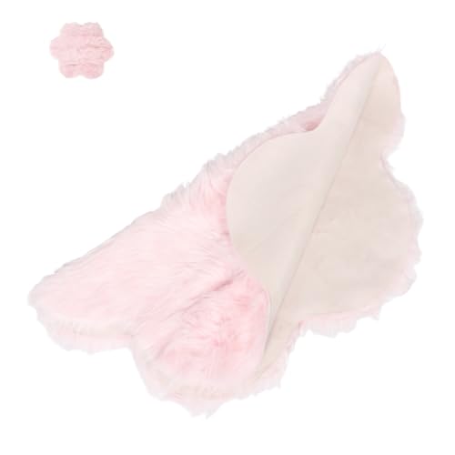 MOTHNUR Blumenförmiger Plüschteppich Rosa Weicher Bettvorleger für Mädchen Schlafzimmer Kuscheliges Fußmatte Wärmender Teppich Bett Nordic Stil MOTHNUR Blumenförmiger Plüschteppich Rosa Weicher Bettvorleger für Mädchen Schlafzimmer Kuscheliges Fußmatte Wärmender Teppich Bett Nordic Stil von MOTHNUR