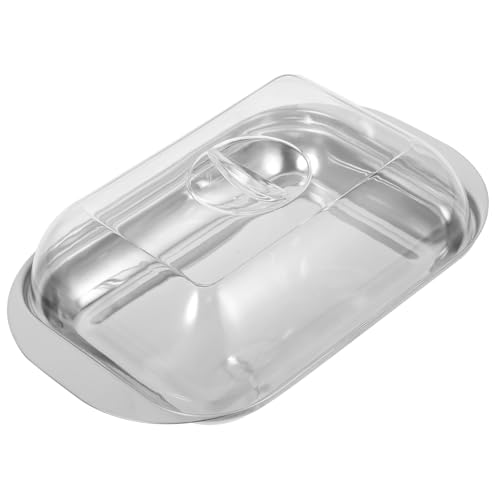 MOTHNUR Butterdose aus Edelstahl mit Deckel Wiederverwendbarer Butterbehälter für Zuhause und Restaurant Langlebige Butterschale zur Frischhaltung Platzsparend und Hygienisch für Küche von MOTHNUR