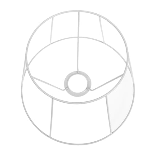 MOTHNUR DIY Lampenschirm Rahmen aus Robustem Eisen Runder Lampenschirm Ring für Tisch Stehlampe Vielseitiger Lampenschirmhalter für Individuelle Dekoration von MOTHNUR