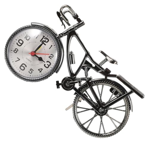 MOTHNUR Dekorative Wecker Tischuhr Fahrradmodell Kreative Schreibtischuhr Geschenkidee für Geburtstagsgeschenk für Zuhause Büro von MOTHNUR