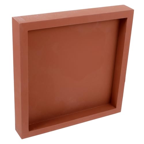 MOTHNUR Topfteller Quadratisch Dickes Tablett Aus Kunststoff Pflanzentablett Für Garten Und Balkon Robuste Topfstütze Innen von MOTHNUR