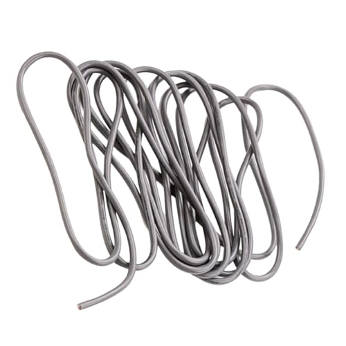 MOTHNUR Dreipoliger Abgeschirmter Gitarren tonabnehmer draht Langlebiges Zubehör für Stabile Signalübertragung Ersatzkabel für Gitarren und Musikinstrumente Graues Pickup kabel von MOTHNUR