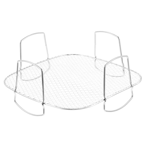 MOTHNUR Edelstahl Airfryer Rack Quadratisch mit Griff Hitzebeständig Gleichmäßige Wärmeverteilung Vielseitig für Heißluftfritteusen und Dämpfen Langlebig und Leicht zu Reinigen MOTHNUR Edelstahl Airfryer Rack Quadratisch mit Griff Hitzebeständig Gleichmäßige Wärmeverteilung Vielseitig für Heißluftfritteusen und Dämpfen Langlebig und Leicht zu Reinigen von MOTHNUR