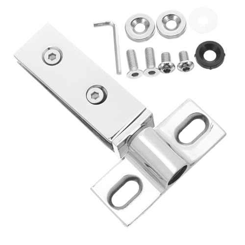 MOTHNUR Edelstahl Duschtür Scharnier Material Rechteckiger Pivot Beschlag Doppelbohrung Schwerlast Für Glas Duschtüren Bad Modern Robust Langlebig MOTHNUR Edelstahl Duschtür Scharnier Material Rechteckiger Pivot Beschlag Doppelbohrung Schwerlast Für Glas Duschtüren Bad Modern Robust Langlebig von MOTHNUR