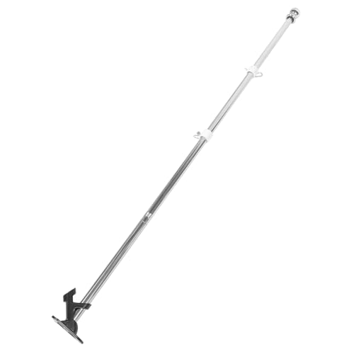 MOTHNUR Edelstahl Fahnenmast Rostfrei Robust Wetterfest für Garten Terrasse Balkon mit Halterung Langlebiger Outdoor Flaggenmast von MOTHNUR