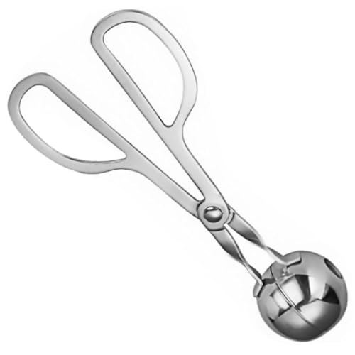 MOTHNUR Edelstahl Fleischbällchenformer mit Scheren Design Praktischer Meatball Maker Rostfrei Einfache Handhabung Geeignet für Fleisch und Fischbällchen Küchenhelfer MOTHNUR Edelstahl Fleischbällchenformer mit Scheren Design Praktischer Meatball Maker Rostfrei Einfache Handhabung Geeignet für Fleisch und Fischbällchen Küchenhelfer von MOTHNUR