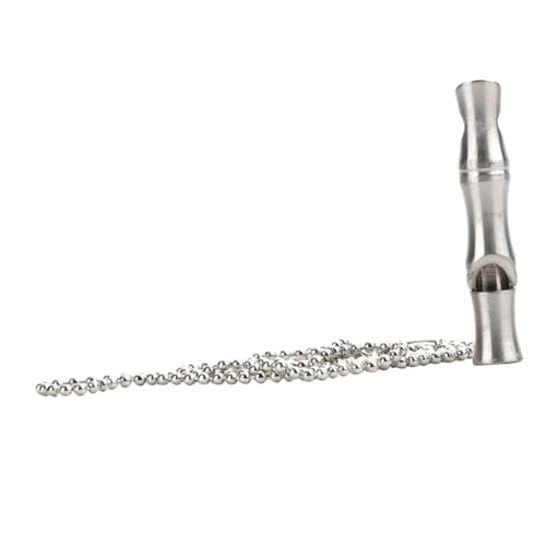 MOTHNUR Edelstahl Hundepfeife mit Umhängeband Lauter und Langlebiger Metallpfeifen Trainer für Hunde Welpenerziehung für Outdoor Camping und Training von MOTHNUR
