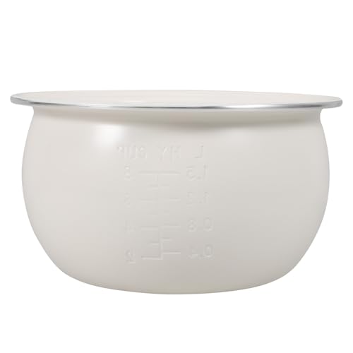 MOTHNUR Edelstahl Reiskocher Innentopf mit Keramischer Antihaftbeschichtung Robuster Ersatzbehälter für Haushaltskochgeräte Leicht zu Reinigen Vielseitig für Reis Suppe Gemüse Geeignet von MOTHNUR