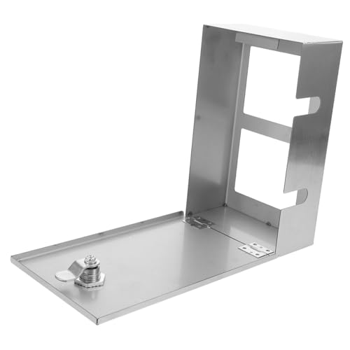 MOTHNUR Edelstahl Steckdosenschutz Modell mit Schlüsseln Wasserdichte und Wetterfeste Outdoor Steckdosenbox Spritzwassergeschützt Diebstahlsicher Robust für Öffentliche und Private von MOTHNUR