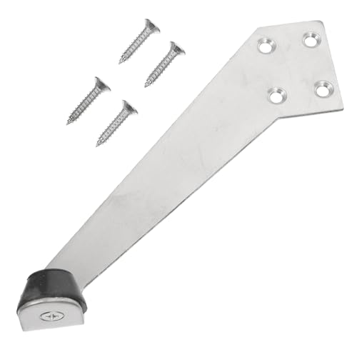 MOTHNUR Edelstahl Türstopper Wedge Robuster Türhalter Türfeststeller für Holz innentüren Geräuscharm Einfache Anbringung Zuverlässiger Schutz gegen Selbstschließende Türen Badezimmer und von MOTHNUR
