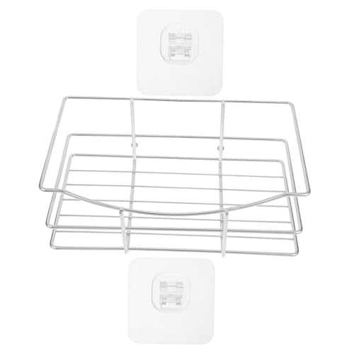 MOTHNUR Edelstahl Wandregal Selbstklebend Badregal Ohne Bohren Badezimmer Organizer mit Ablage und Abfluss Offenes Design für Shampoo Seife Kosmetik Aufbewahrung Zufällige Zufällige Farbe MOTHNUR Edelstahl Wandregal Selbstklebend Badregal Ohne Bohren Badezimmer Organizer mit Ablage und Abfluss Offenes Design für Shampoo Seife Kosmetik Aufbewahrung Zufällige Zufällige Farbe von MOTHNUR