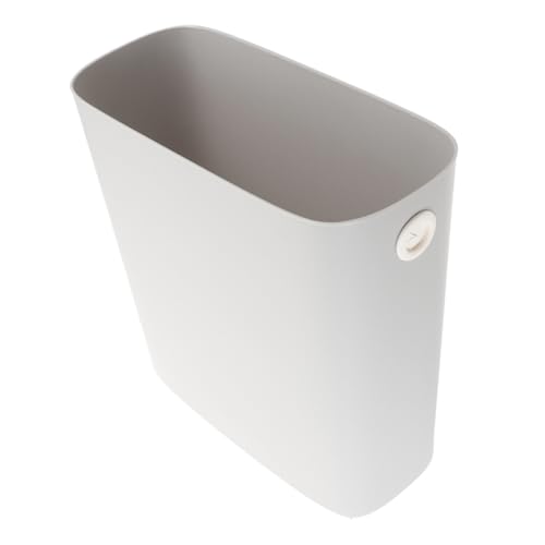 MOTHNUR Einfacher Mülleimer ohne Druckring Großer Abfalleimer für Küche Bad Büro Schlafzimmer Vielseitiger Abfallbehälter Papierkorb Mülltonne Kompakt von MOTHNUR