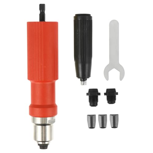 MOTHNUR Elektrischer Nietadapter für Bohrmaschine Robuster Riveting Tool Adaptor aus Legierungsstahl Vielseitig für Akkuschrauber Tragbar Geräuscharm für Tür und Fensterbau Auto und von MOTHNUR