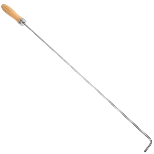 MOTHNUR Feuerstelle Poker Edelstahl Lang Robustes Kaminwerkzeug mit Ergonomischem Griff Hitzebeständig und Langlebig für Indoor Outdoor Feuerstellen und Kaminzubehör von MOTHNUR