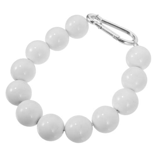 MOTHNUR Flaggenmast Retainerring aus Stabilem Acryl Glatte Perlenkette Schützt Fahne vor Windspannung Langlebig Leichtes Befestigungstool für Sicheres Anbringen Am Fahnenmast für von MOTHNUR