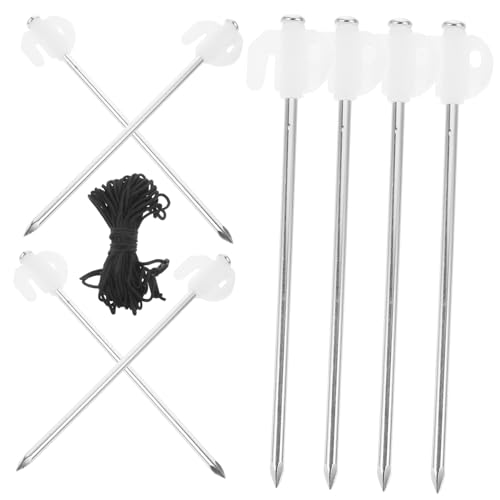 MOTHNUR Fluoreszierende Zeltheringe aus Verzinktem Kleine Robuste Camping Heringe für Strand Garten Zelt und Pavillon Wiederverwendbar Leicht zu Ziehen Sicherer Halt für Personen MOTHNUR Fluoreszierende Zeltheringe aus Verzinktem Kleine Robuste Camping Heringe für Strand Garten Zelt und Pavillon Wiederverwendbar Leicht zu Ziehen Sicherer Halt für Personen von MOTHNUR