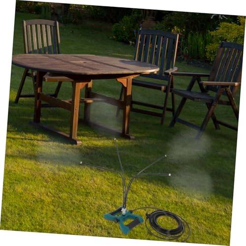 MOTHNUR Freistehendes Tragbares Outdoor sprühnebler kühlsystem mit Filter Mobiler Kühlzerstäuber für Terrasse und Garten Schlauch Effiziente Luftabkühlung bei Hitze von MOTHNUR