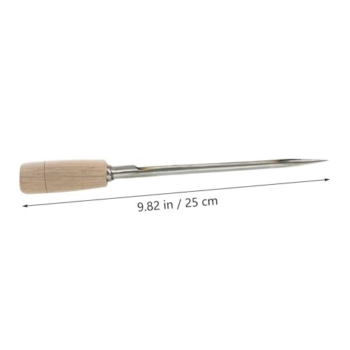 MOTHNUR Grain Sampler aus mit Rutschfestem Holzgriff Robustes Getreide und Pulversieb für Weizen Mais Reis und Dünger Kompakter Prüflöffel Vielseitiges und Qualitätstool von MOTHNUR