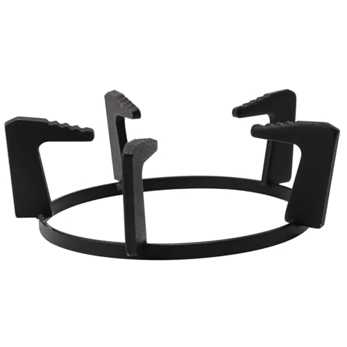 MOTHNUR Gusseisen Gasherd Rack Robuster Rutschfester Topfträger für Gaskochfelder mit Stabiler Unterstützung für Woks und Töpfe Langlebig und Sicher der Anwendung von MOTHNUR