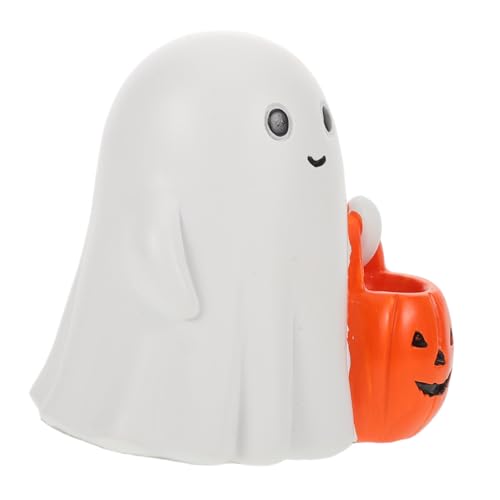 MOTHNUR Halloween Kürbisgeist Figur aus Langlebigem Resin Verspielte Kleine Spukskulptur Bunte Halloween Tischdekoration für Regal und Zimmer Vielseitiger Gruseliger Dekoartikel MOTHNUR Halloween Kürbisgeist Figur aus Langlebigem Resin Verspielte Kleine Spukskulptur Bunte Halloween Tischdekoration für Regal und Zimmer Vielseitiger Gruseliger Dekoartikel von MOTHNUR