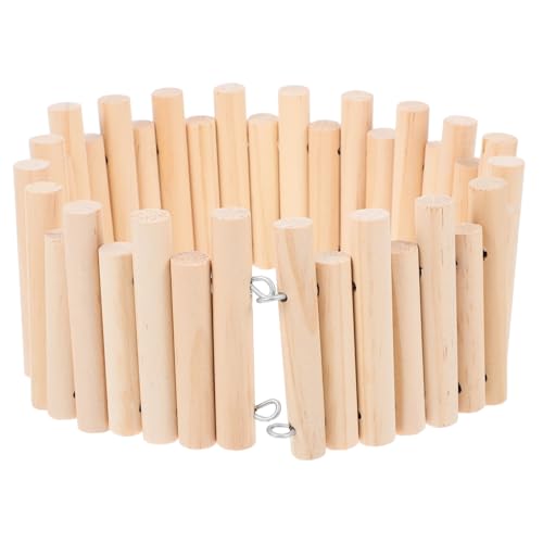 MOTHNUR Hamster Holzbrücke Hoher Zaun Kletterleiter Multifunktionales Holzspielzeug für Hamster Mäuse Zuckergleiter Nagetier Käfig Zubehör Natürlich Sicher von MOTHNUR