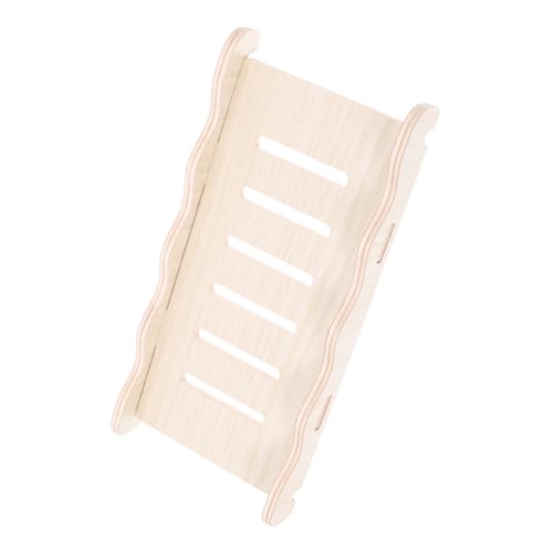 MOTHNUR Hamster Kletterleiter aus Holz Sicher und Leicht zu Reinigen Dekoratives Kauspielzeug für Käfig Wellenförmige Leiter für Zwerghamster Meerschweinchen und Rennmäuse Spielerisches MOTHNUR Hamster Kletterleiter aus Holz Sicher und Leicht zu Reinigen Dekoratives Kauspielzeug für Käfig Wellenförmige Leiter für Zwerghamster Meerschweinchen und Rennmäuse Spielerisches von MOTHNUR