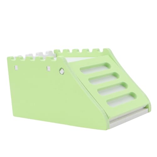 MOTHNUR Hamsterhaus aus Natürlichem Holz mit Leiter und Tür Abnehmbar und Leicht zu Reinigen Kleines Haustier Versteck für Hamster Mäuse und Andere Kleine Nager von MOTHNUR