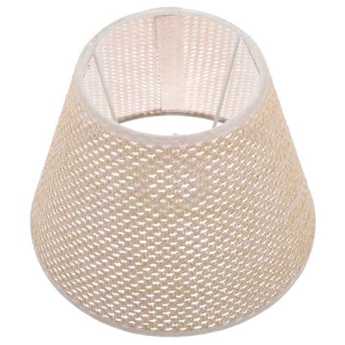 MOTHNUR Handgefertigter Rattan Lampenschirm in Roségold Sechseckig Kreatives Lampenzubehör für Tischlampe Einfacher Stil Robuste Verarbeitung Dekorativer Leuchtenschirm für Wohn und von MOTHNUR