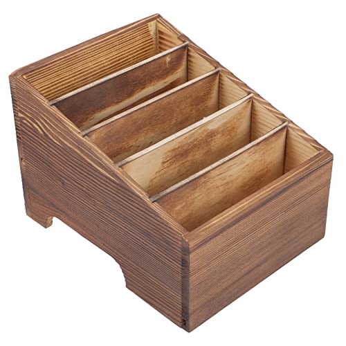 MOTHNUR Holz Aufbewahrungsbox Mobiltelefon Organizer Desktop Multifunktional Klassifiziert für Büro Schüler Kollegen Kosmetik Kleine Gegenstände von MOTHNUR