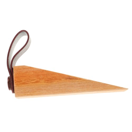 MOTHNUR Holz Türkeil aus Massivem Buchenholz Rutschfester Kreativer Türstopper für Kindersicherung Einfacher Einsatz ohne Bohren Robust und Verformungsfest als Türklemmschutz im Haushalt von MOTHNUR