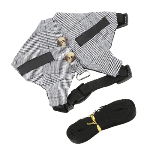 MOTHNUR Kaninchen Geschirr Leine Set Atmungsaktives Baumwoll Polyester Haustiergeschirr Sanft und Leicht Schutz für Kleine Haustiere Wie Hamster und Kaninchen Komfortables Laufgeschirr MOTHNUR Kaninchen Geschirr Leine Set Atmungsaktives Baumwoll Polyester Haustiergeschirr Sanft und Leicht Schutz für Kleine Haustiere Wie Hamster und Kaninchen Komfortables Laufgeschirr von MOTHNUR